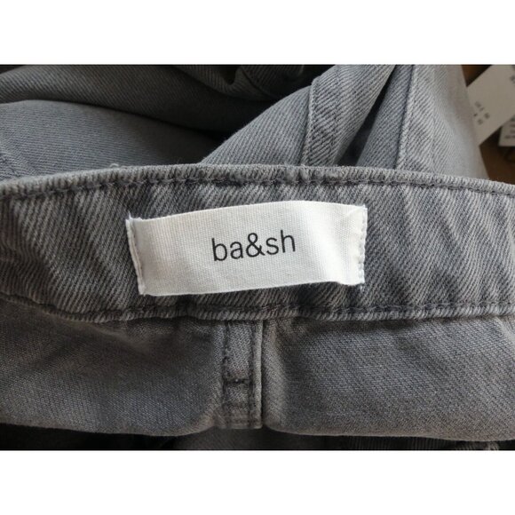 BA&SH Womens 3 Jeans Aurel Wide Leg High Rise US Size 10 Gray NEW - Picture 8 of 12